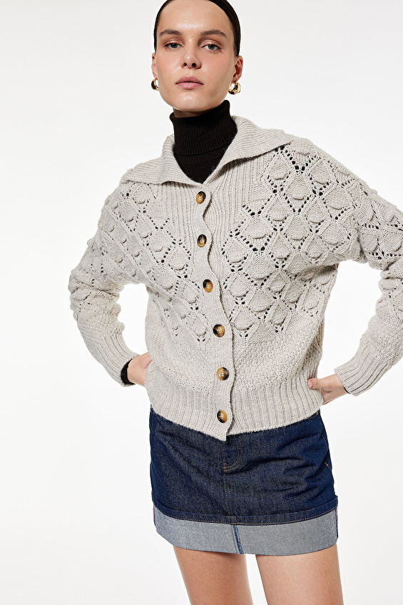 Koton Kadın Hırka 6WAK90049HT Bej Koton Kadın Hırka 6WAK90049HT Bej