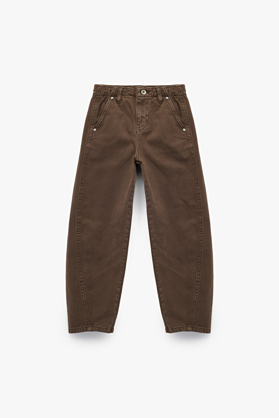 Koton Kız Çocuk Pantolon K 6WKG40068AD Kahverengi Koton Kız Çocuk Pantolon K 6WKG40068AD Kahverengi