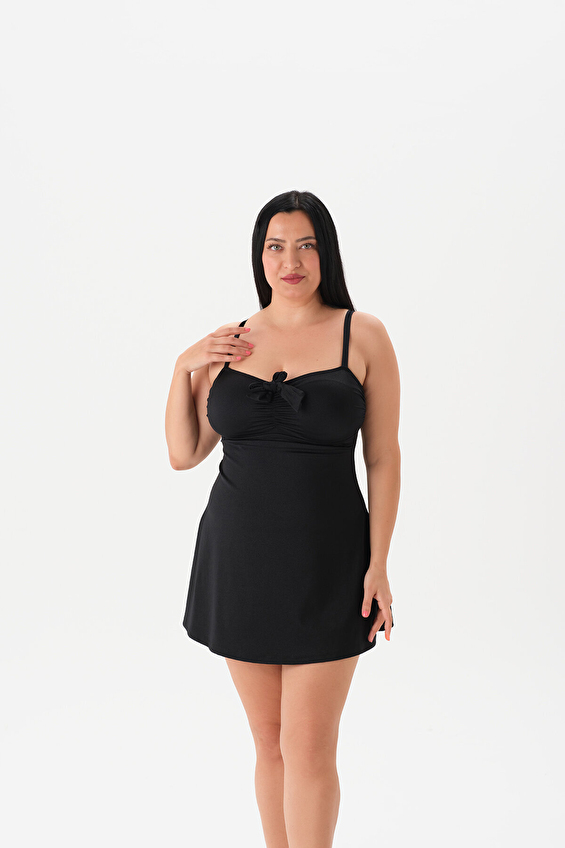 Eros Kadın Elbiseli Mayo 4056MY SYH Siyah Eros Kadın Elbiseli Mayo 4056MY SYH Siyah