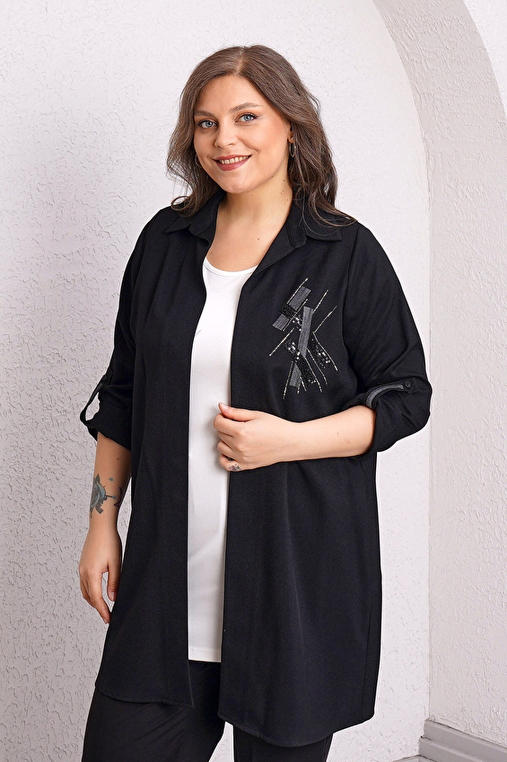 Femina Kadın Bluzlu Takım 64607 Siyah Femina Kadın Bluzlu Takım 64607 Siyah