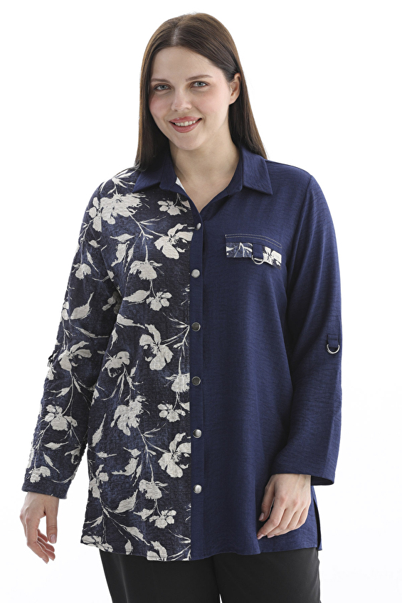 Femina Kadın Bluz 64310 Lacivert Femina Kadın Bluz 64310 Lacivert