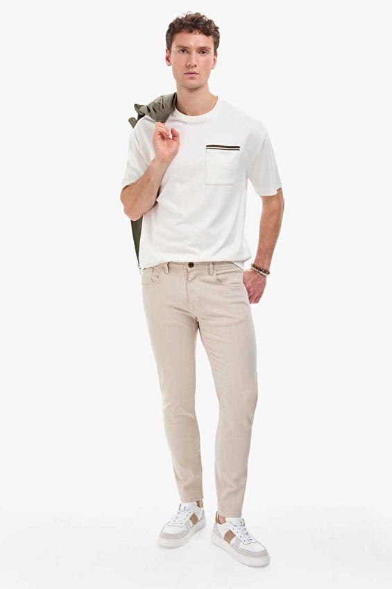 Pierre Cardin Slim Fit Erkek Pantolon PU 12370 Bej Pierre Cardin Slim Fit Erkek Pantolon PU 12370 Bej