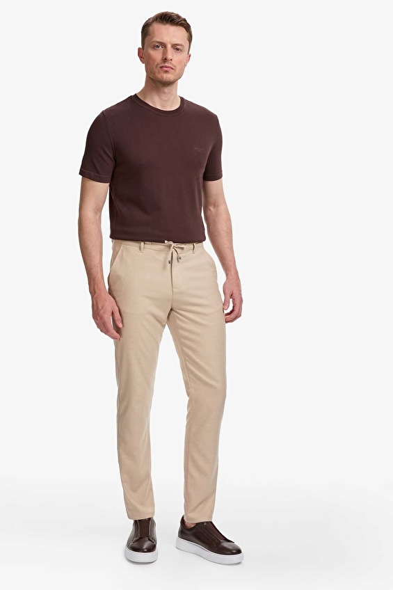 Pierre Cardin Slim Fit Erkek Pantolon PU 10878 Bej Pierre Cardin Slim Fit Erkek Pantolon PU 10878 Bej