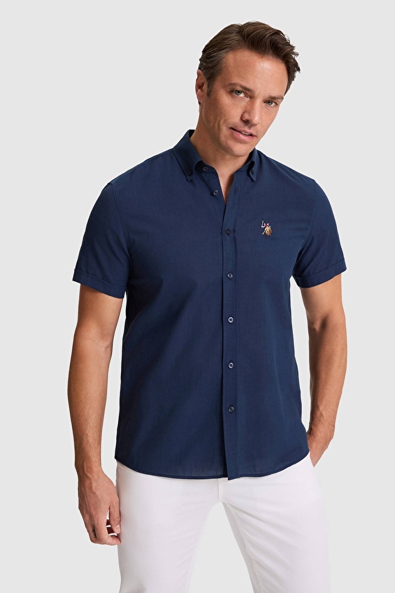 U.S. Polo Assn. Regular Fit Erkek Gömlek PU 8955 Lacivert