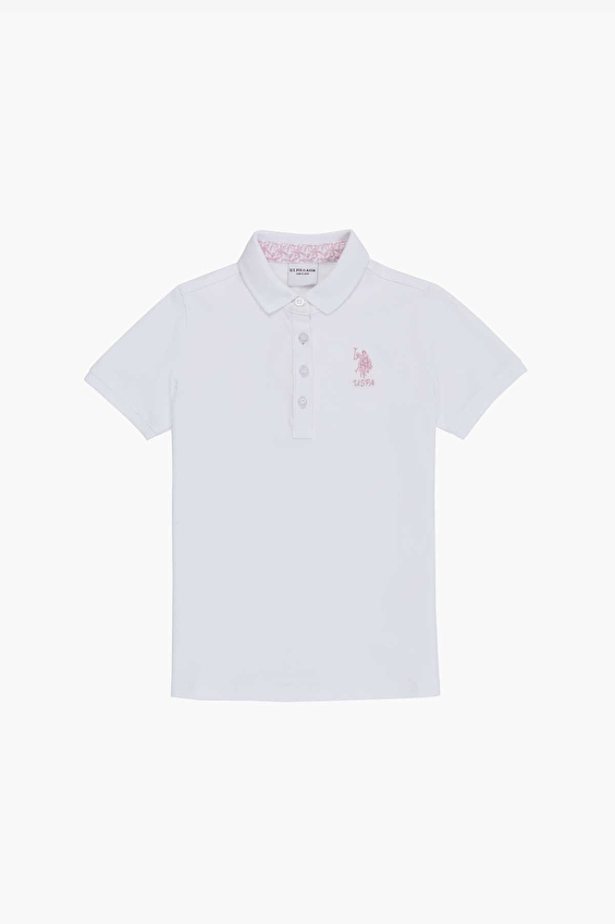 U.S. Polo Assn. Kız Çocuk Tişört PU PU-8654VR013 Beyaz U.S. Polo Assn. Kız Çocuk Tişört PU PU-8654VR013 Beyaz