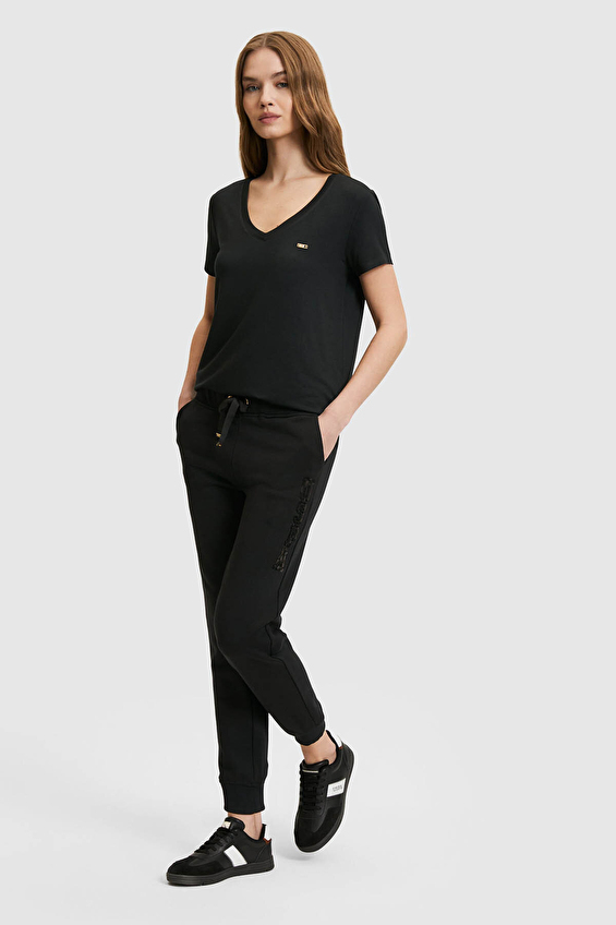 U.S. Polo Assn. Kadın Pantolon PT01 IY26 VR046 Siyah U.S. Polo Assn. Kadın Pantolon PT01 IY26 VR046 Siyah