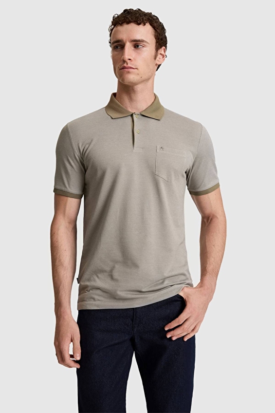 Pierre Cardin Regular Fit Erkek Tişört PU 11034 Yeşil