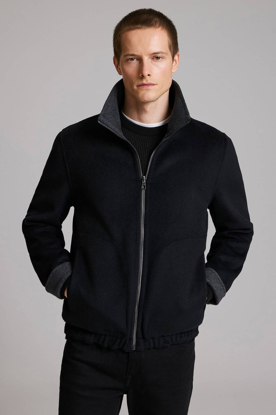 Pierre Cardin Basic Fit Erkek Mont PU 15961 Siyah