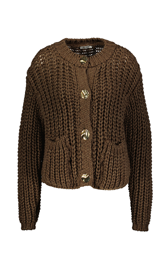 Robin Kadın Triko T95069 Kahve Robin Kadın Triko T95069 Kahve