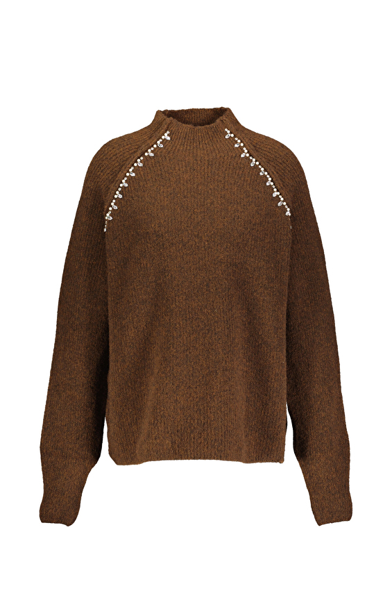 Robin Kadın Triko T95072 Kahve Robin Kadın Triko T95072 Kahve