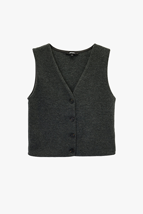 Koton Kadın Hırka 6WAK30054EK Antrasit Koton Kadın Hırka 6WAK30054EK Antrasit