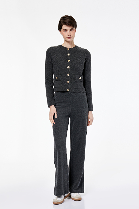 Koton Kadın Pantolon 6WAK40059EK Antrasit Koton Kadın Pantolon 6WAK40059EK Antrasit