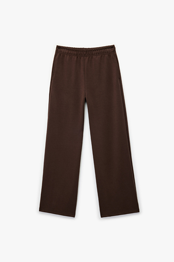 Koton Kız Çocuk Eşofman 6WKG40135AK Kahverengi Koton Kız Çocuk Eşofman 6WKG40135AK Kahverengi