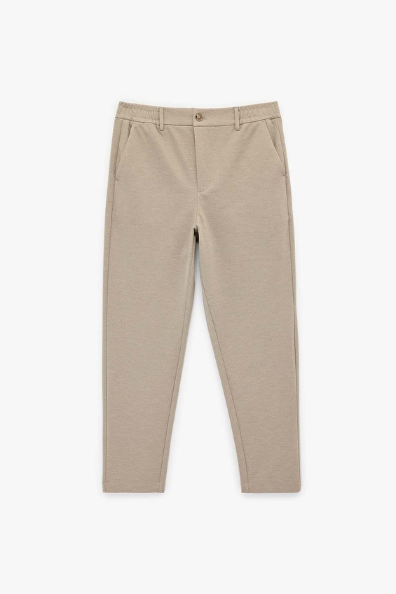 Koton Slim Fit Erkek Pantolon 6SAM40001HK Bej Koton Slim Fit Erkek Pantolon 6SAM40001HK Bej