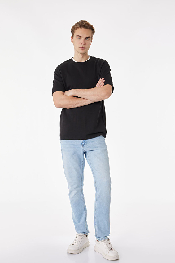 Koton Slim Fit Erkek Pantolon 6SAM40007ND Indıgo Koton Slim Fit Erkek Pantolon 6SAM40007ND Indıgo