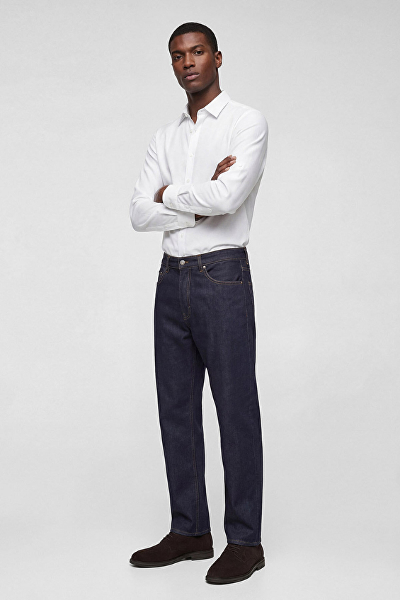 Koton Regular Fit Erkek Gömlek 6SAM60005HW Beyaz Koton Regular Fit Erkek Gömlek 6SAM60005HW Beyaz