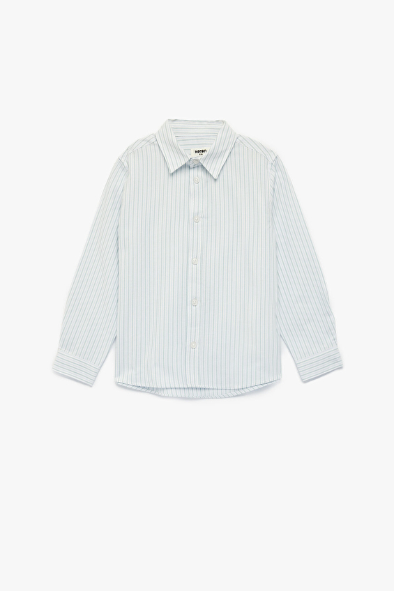 Koton Uzun Kol Erkek Çocuk Gömlek 6SKB60049TW Beyaz Koton Uzun Kol Erkek Çocuk Gömlek 6SKB60049TW Beyaz