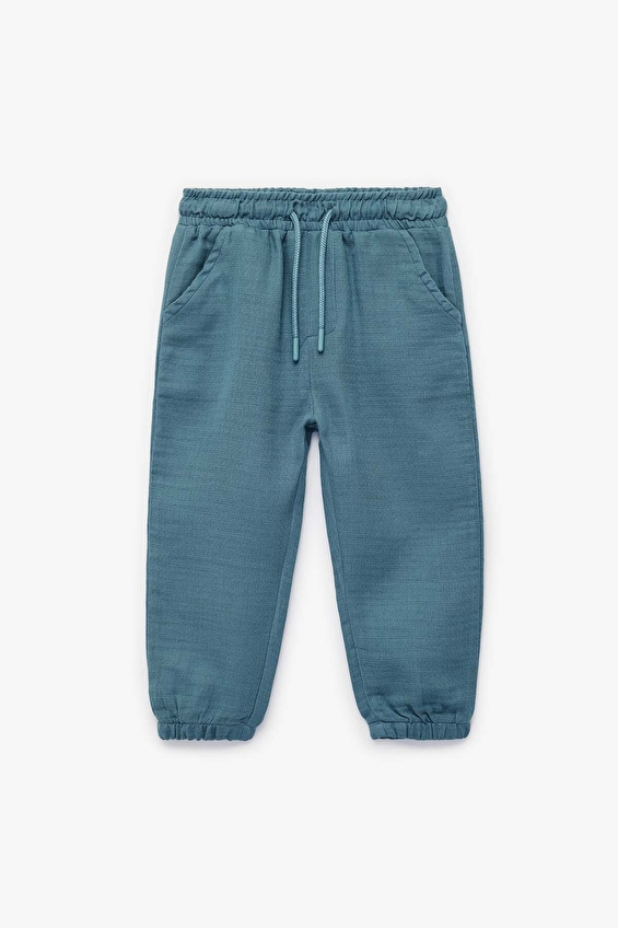 Koton Bebek Pantolon 6SMB40023TW Mavi Koton Bebek Pantolon 6SMB40023TW Mavi