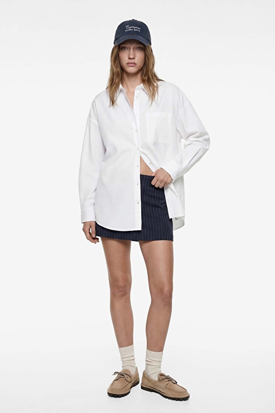 Koton Kadın Gömlek 6SAL60003IW Beyaz Koton Kadın Gömlek 6SAL60003IW Beyaz