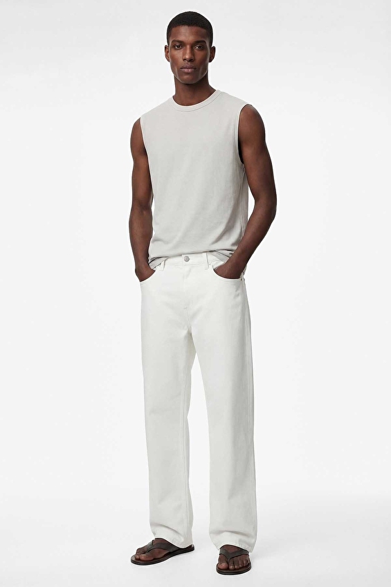 Koton Regular Fit Erkek Atlet 6SAM30002MK Gri Koton Regular Fit Erkek Atlet 6SAM30002MK Gri