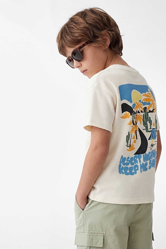 Koton Erkek Çocuk Tişört 6SKB10053TK Koton Erkek Çocuk Tişört 6SKB10053TK