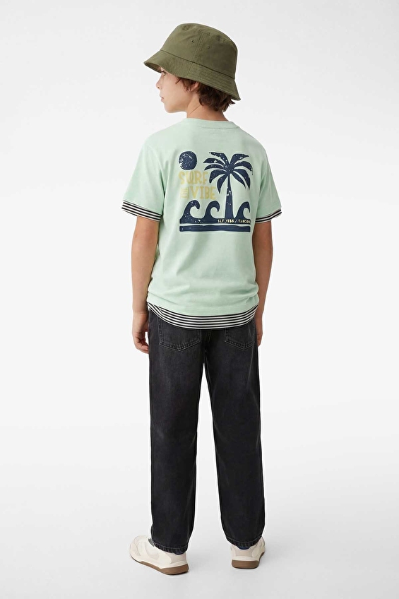 Koton Erkek Çocuk Tişört 6SKB10059TK Koton Erkek Çocuk Tişört 6SKB10059TK