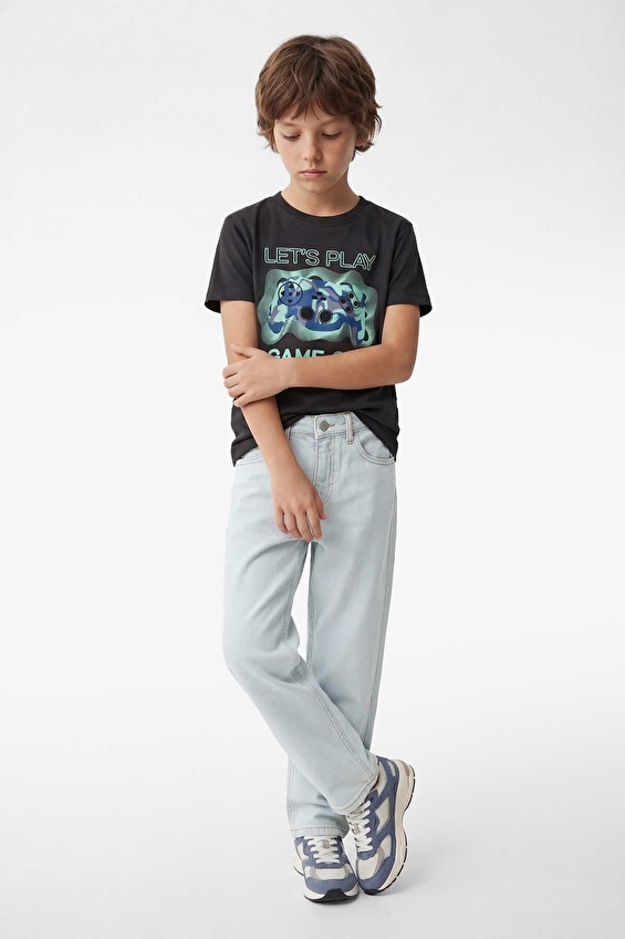 Koton Erkek Çocuk Tişört 6SKB10085TK Koton Erkek Çocuk Tişört 6SKB10085TK