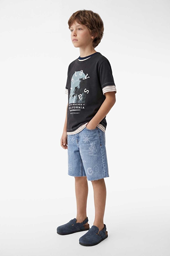 Koton Erkek Çocuk Tişört 6SKB10122TK Koton Erkek Çocuk Tişört 6SKB10122TK