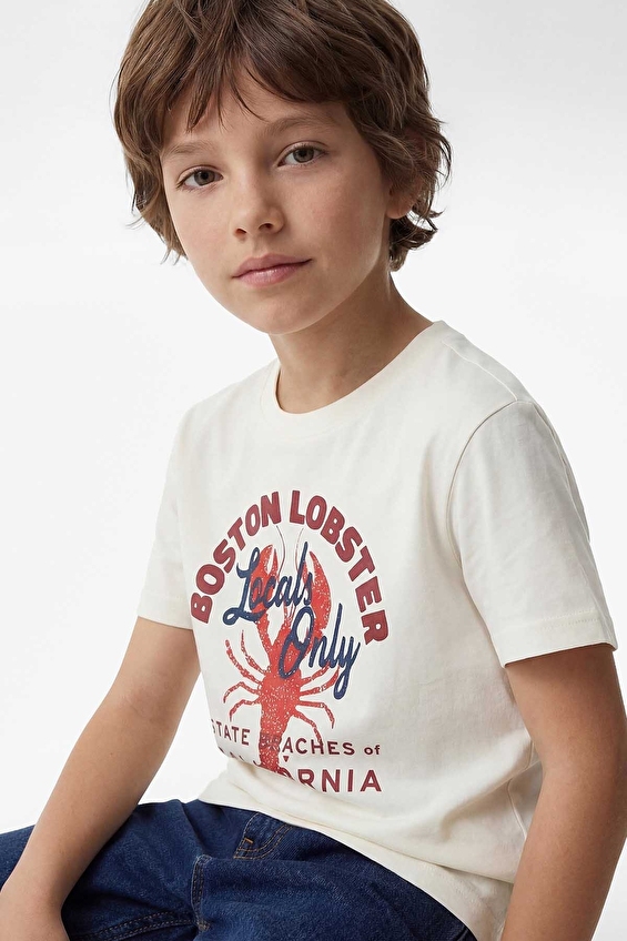 Koton Erkek Çocuk Tişört 6SKB10128TK Koton Erkek Çocuk Tişört 6SKB10128TK