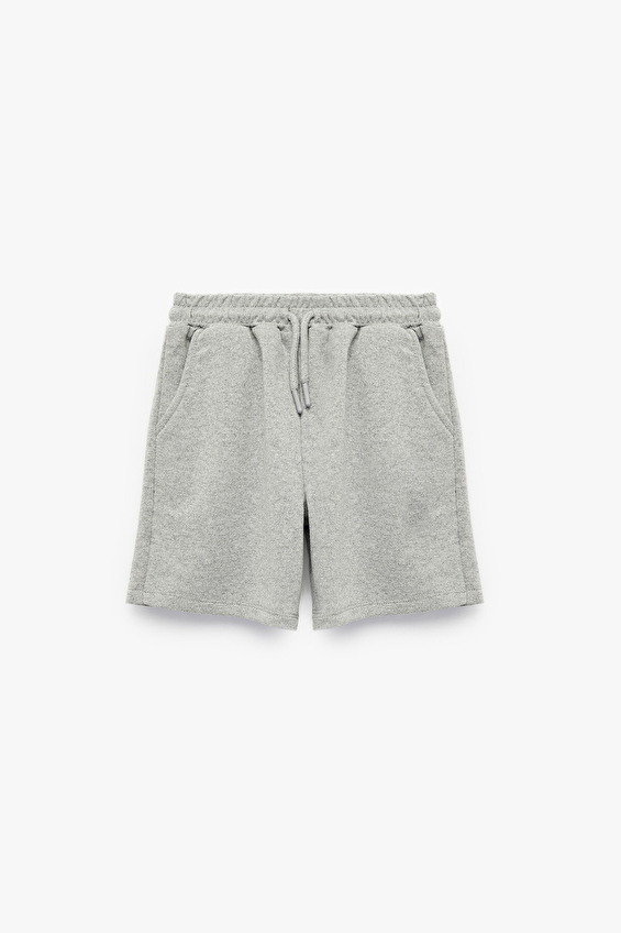 Koton Erkek Çocuk Şort 6SKB40033TK Gri Koton Erkek Çocuk Şort 6SKB40033TK Gri