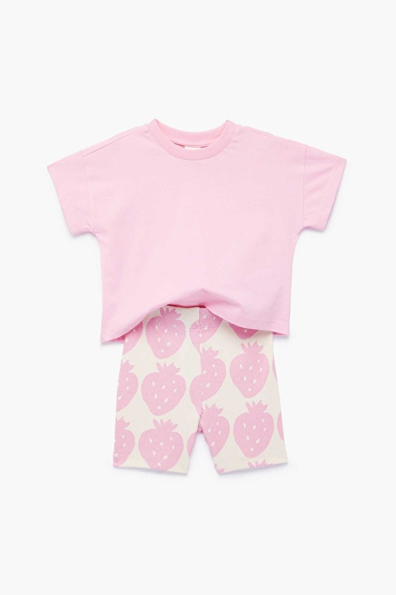 Koton Bebek Set 6SMG10026AK Pembe Koton Bebek Set 6SMG10026AK Pembe