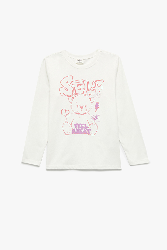 Koton Kız Çocuk Tişört 6WKG10384AK Koton Kız Çocuk Tişört 6WKG10384AK