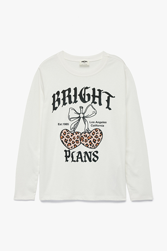 Koton Kız Çocuk Tişört 6WKG10387AK Koton Kız Çocuk Tişört 6WKG10387AK