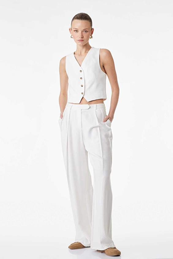 Koton Kadın Yelek 6SAK20005UW Taş Koton Kadın Yelek 6SAK20005UW Taş