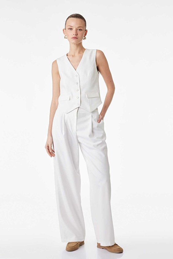 Koton Kadın Yelek 6SAK20006UW Taş Koton Kadın Yelek 6SAK20006UW Taş