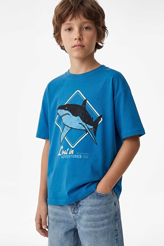 Koton Erkek Çocuk Tişört 6SKB10067TK Koton Erkek Çocuk Tişört 6SKB10067TK