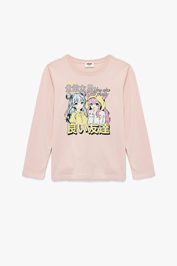 Koton Kız Çocuk Tişört 6WKG10399AK Koton Kız Çocuk Tişört 6WKG10399AK