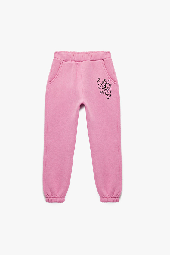 Koton Kız Çocuk Eşofman 6WKG40181AK Pembe Koton Kız Çocuk Eşofman 6WKG40181AK Pembe