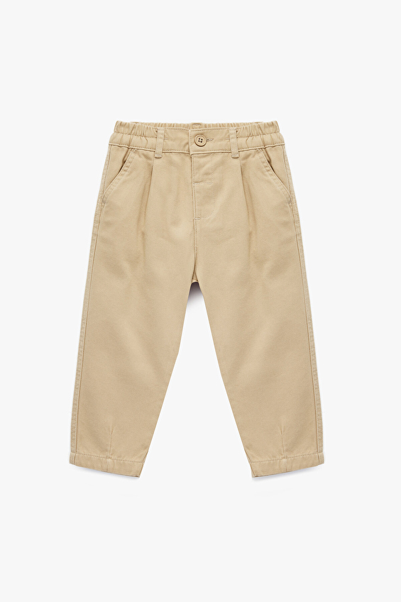 Koton Bebek Pantolon 6WMB40031TW Bej Koton Bebek Pantolon 6WMB40031TW Bej