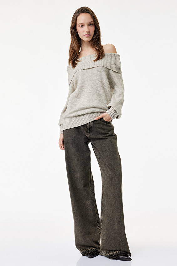 Koton Kadın Kazak 6WAL90183HT Bej Koton Kadın Kazak 6WAL90183HT Bej