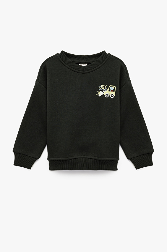Koton Bebek Sweat 6WMB10266TK Antrasit Koton Bebek Sweat 6WMB10266TK Antrasit
