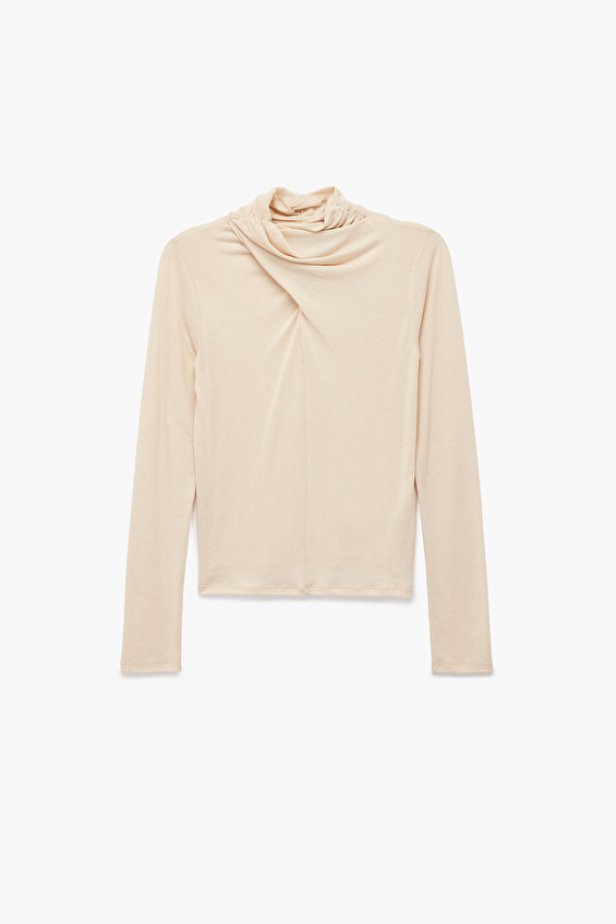 Koton Kadın Tişört 6WAK50317EK Camel Koton Kadın Tişört 6WAK50317EK Camel