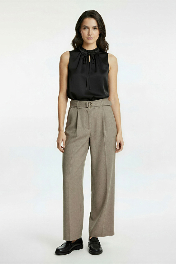 Koton Kadın Pantolon 6WAK40125UW Vizon Koton Kadın Pantolon 6WAK40125UW Vizon