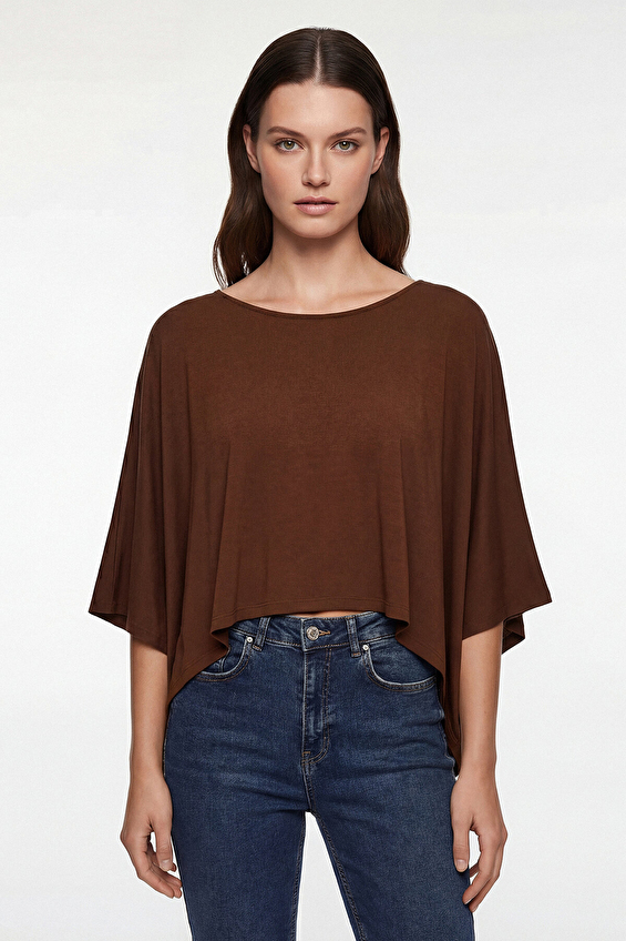 Koton Kadın Kazak 6WAK30077EK Kahverengi Koton Kadın Kazak 6WAK30077EK Kahverengi