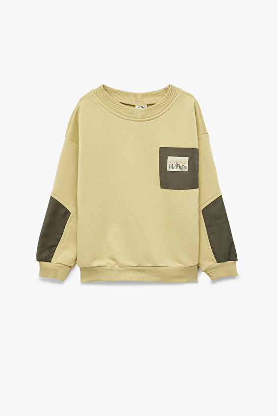 Koton Bebek Sweat 6WMB10260TK Yeşil Koton Bebek Sweat 6WMB10260TK Yeşil