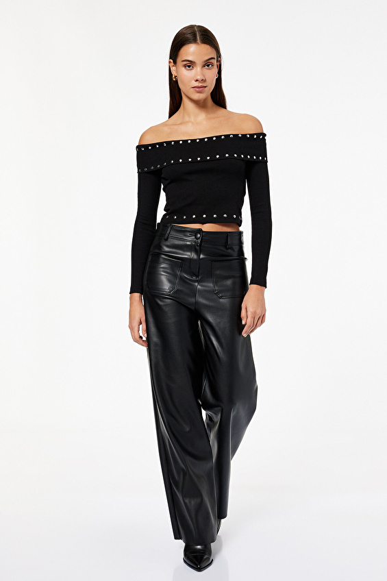 Koton Kadın Tişört 6WAL10537IK Siyah Koton Kadın Tişört 6WAL10537IK Siyah