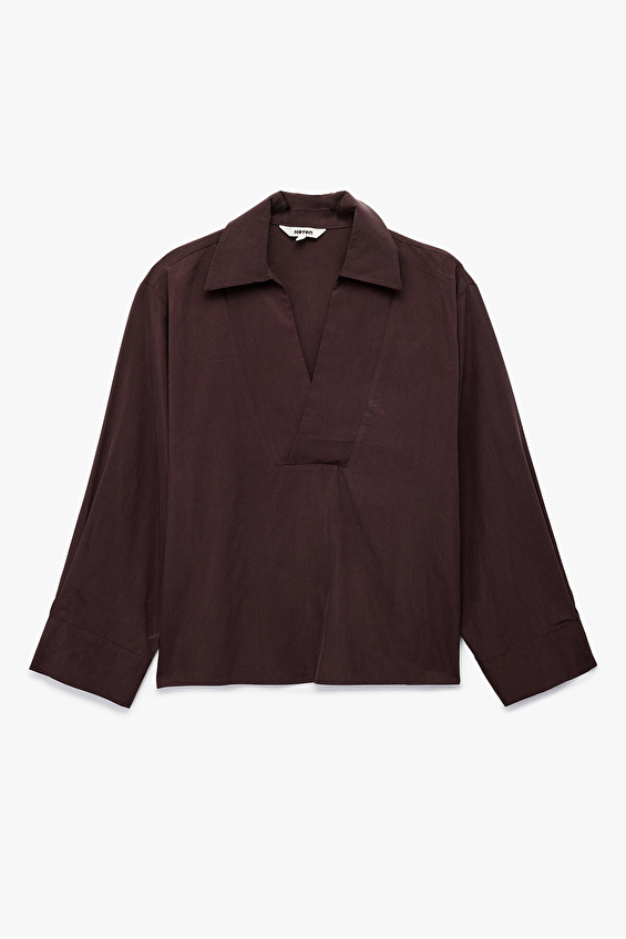 Koton Regular Fit Kadın Kazak 6SAK60016EW Mürdüm Koton Regular Fit Kadın Kazak 6SAK60016EW Mürdüm