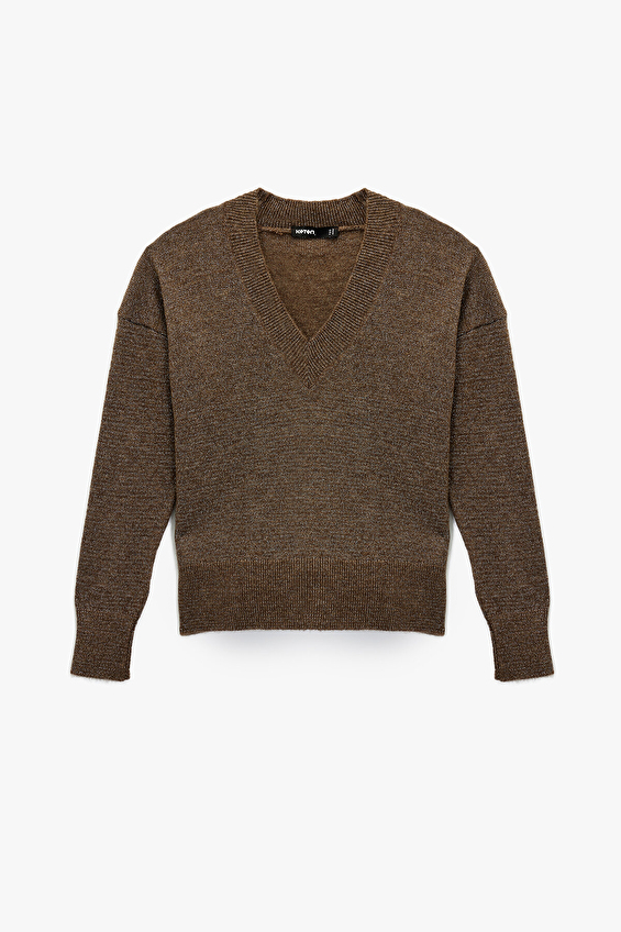 Koton Kadın Kazak 6WAK90502HT Kahverengi Koton Kadın Kazak 6WAK90502HT Kahverengi