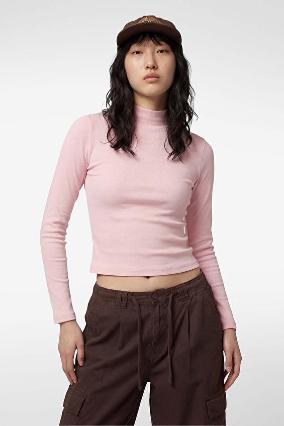 Koton Slim Fit Kadın Tişört 6SAL10176IK Pembe Koton Slim Fit Kadın Tişört 6SAL10176IK Pembe