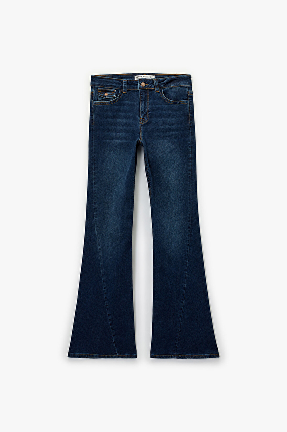 Koton Kadın Pantolon 6WAL40246MD Indıgo Koton Kadın Pantolon 6WAL40246MD Indıgo